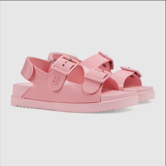 Gucci Shoes - Gucci Women's sandal with mini Double G in Pink